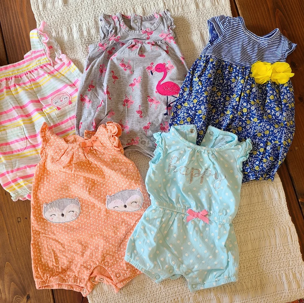 Carter's 3 Month Romper Bundle